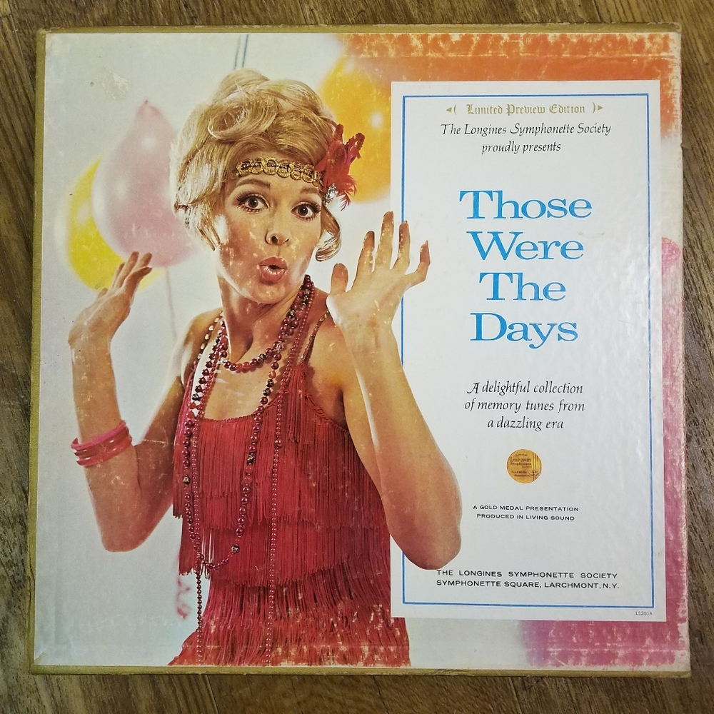 Those were the days Longines symphony society 6 Vinyl records Limited Edition